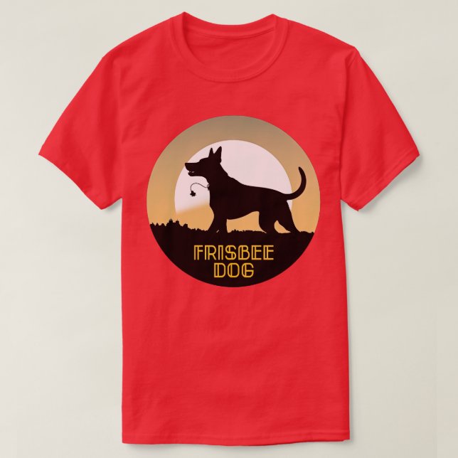 Camiseta Frisbee Dog 8 (Diseño del anverso)