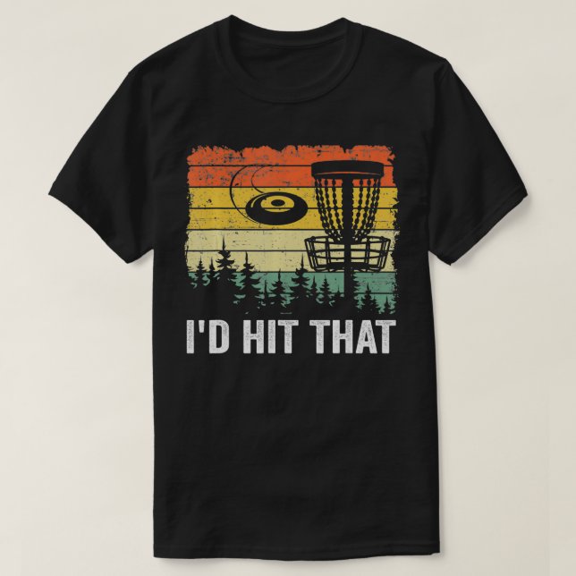 Camiseta Frisbee Golf Basket Funny Disk Golf Vintage I d Hi (Diseño del anverso)