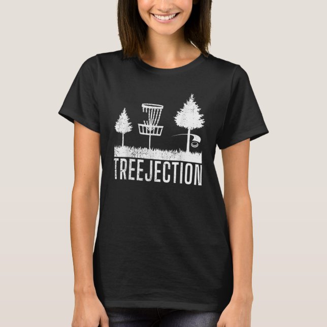 Camiseta Frisbee Golf Treejection Disk Golf (Anverso)