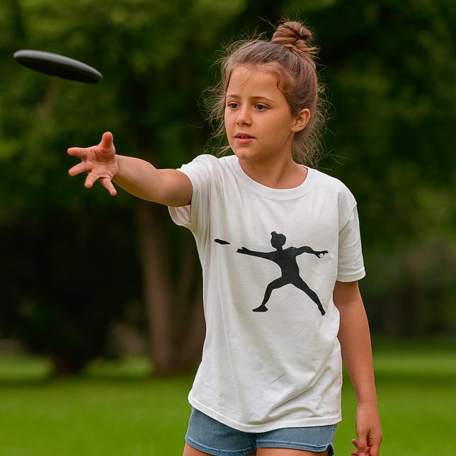 Camiseta Frisbee Silhouette Chicas T-Shirt (Subido por el creador)