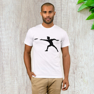 Camiseta Frisbee Silhouette Mens T-Shirt