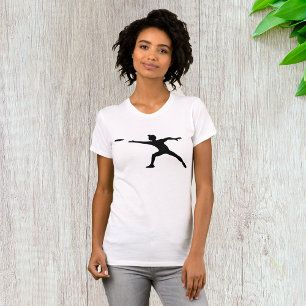 Camiseta Frisbee Silhouette Womens T-Shirt
