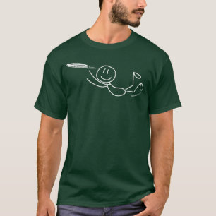 Camiseta Frisbee Stickman Disc Golf Divertido Ultimate Fris