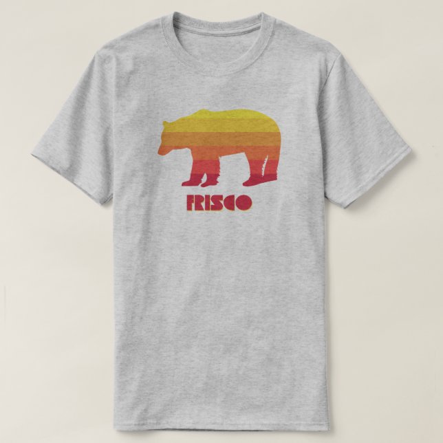 Camiseta Frisco Colorado Rainbow Bear (Diseño del anverso)