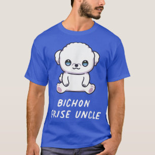 Camiseta Frise Bichon Uncle Kawaii Anime Perro Lover Dueño 