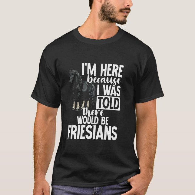 Camiseta Frison Frison Montando Frison Papá Amante de Cabal (Anverso)