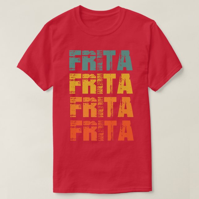 Camiseta Frita cubana word art design favorite cuban foods, (Diseño del anverso)