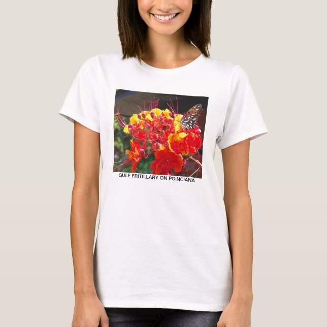 CAMISETA FRITILLARY DEL GOLFO EN POINCIANA (Anverso)