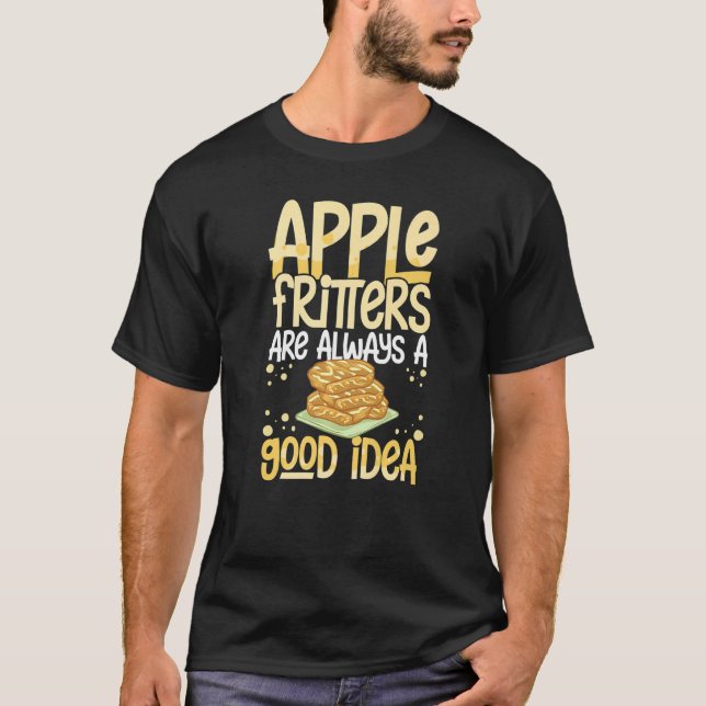 Camiseta Fritter de Apple receta vena libre de pan de donut (Anverso)