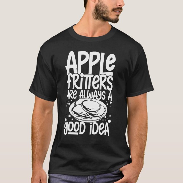 Camiseta Fritter de Apple receta vena libre de pan de donut (Anverso)