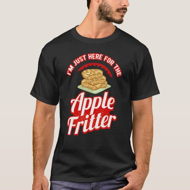 Camiseta Fritter de Apple receta vena libre de pan de donut (Anverso)