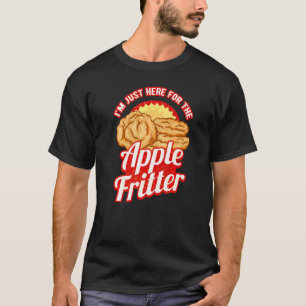 Camiseta Fritter de Apple receta vena libre de pan de donut
