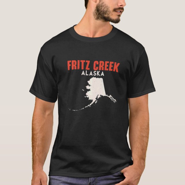 Camiseta Fritz Creek Alaska Estados Unidos de América Viaje (Anverso)