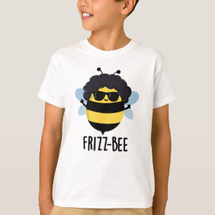 Camiseta Frizz-Bee Funny Afro Bee Pun