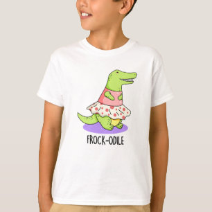 Camiseta Frock odile Funny Crocodile Pun