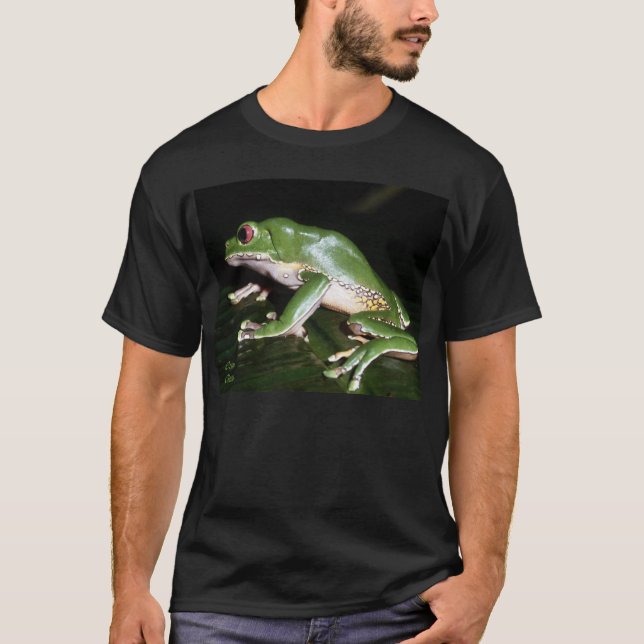 Camiseta frog2_dkbgrnd (Anverso)