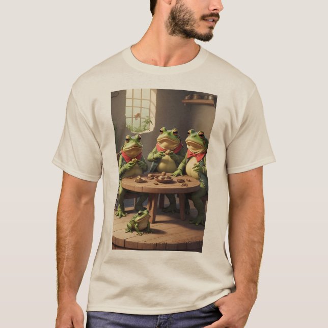 Camiseta Frog and Toad: Deberíamos dejar de comer... (Anverso)