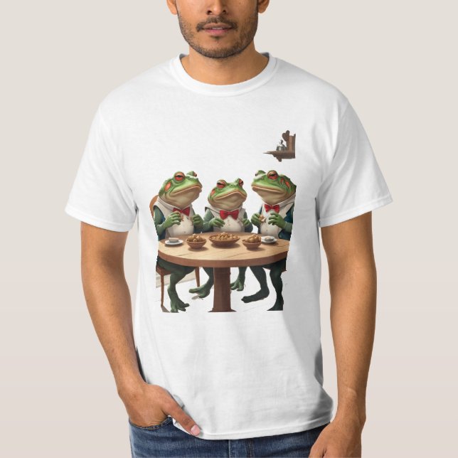 Camiseta Frog and Toad: Deberíamos dejar de comer... (Anverso)