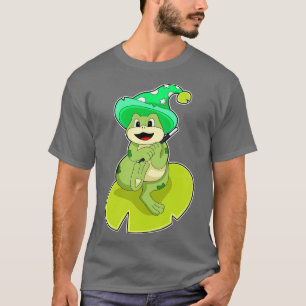 Camiseta Frog as Wizard con varita mágica