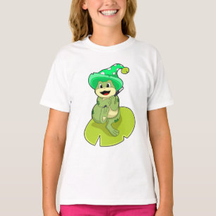 Camiseta Frog as Wizard con varita mágica