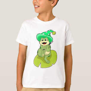 Camiseta Frog as Wizard con varita mágica