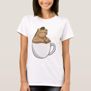 Camiseta Frog Coffee frijol