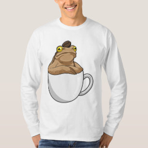 Camiseta Frog Coffee frijol