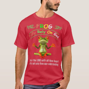 Camiseta FROG Confía plenamente en Dios en el SEÑOR con tod