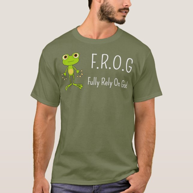 Camiseta FROG confía plenamente en la Novedad    religiosa  (Anverso)