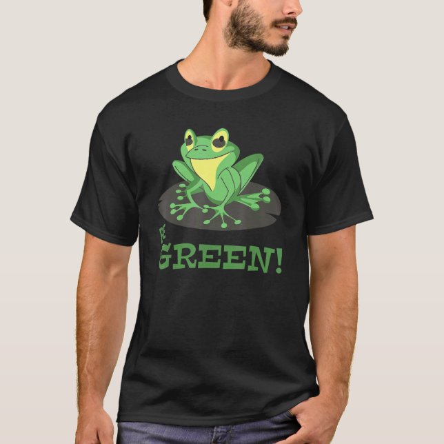 Camiseta Frog  Conservation  Environmental Protection  Be G (Anverso)
