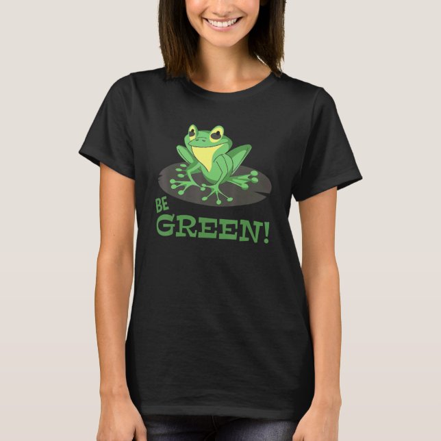Camiseta Frog  Conservation  Environmental Protection  Be G (Anverso)