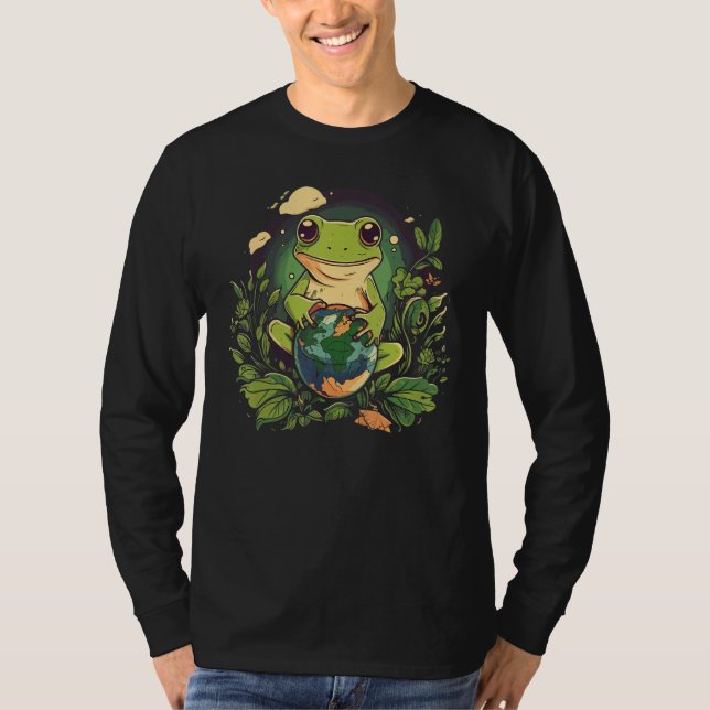 Camiseta Frog Earth Day (Anverso)