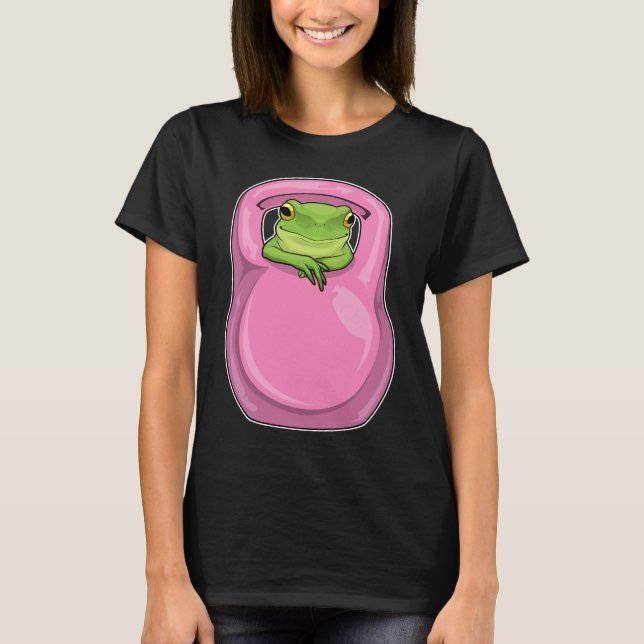 Camiseta Frog Fitness Dumbbell (Anverso)