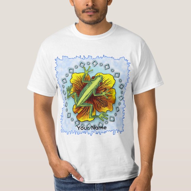 Camiseta Frog Flower (Anverso)