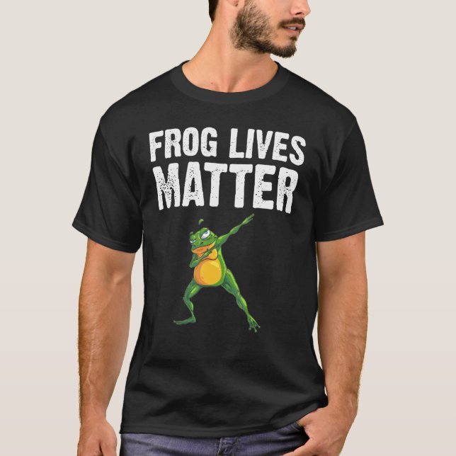 Camiseta Frog For Men Women Dabbing Tadpole Herpetology (Anverso)