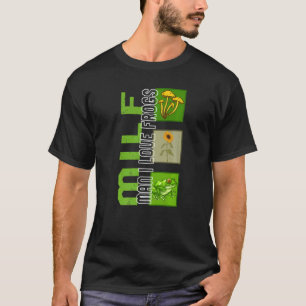 Camiseta Frog Fungus Man Love Frogs Mushroom Vintage Botani