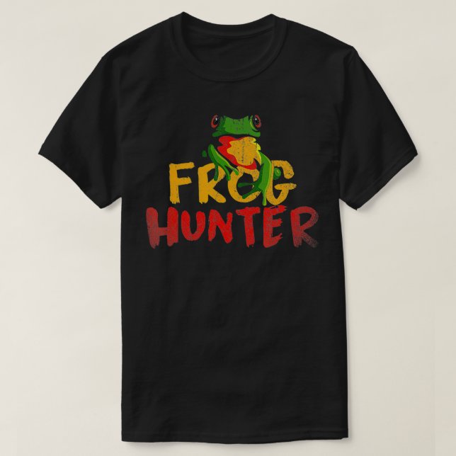Camiseta Frog Hunter Frog (Diseño del anverso)