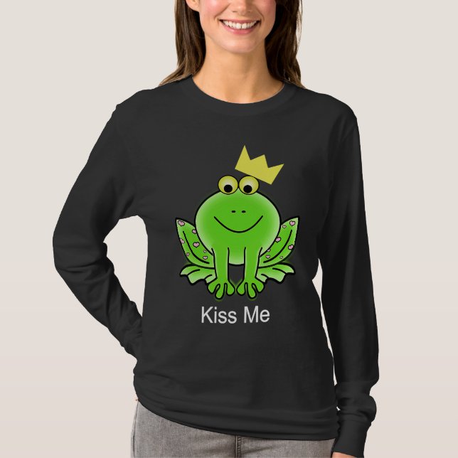 Camiseta Frog Kiss Me (Anverso)