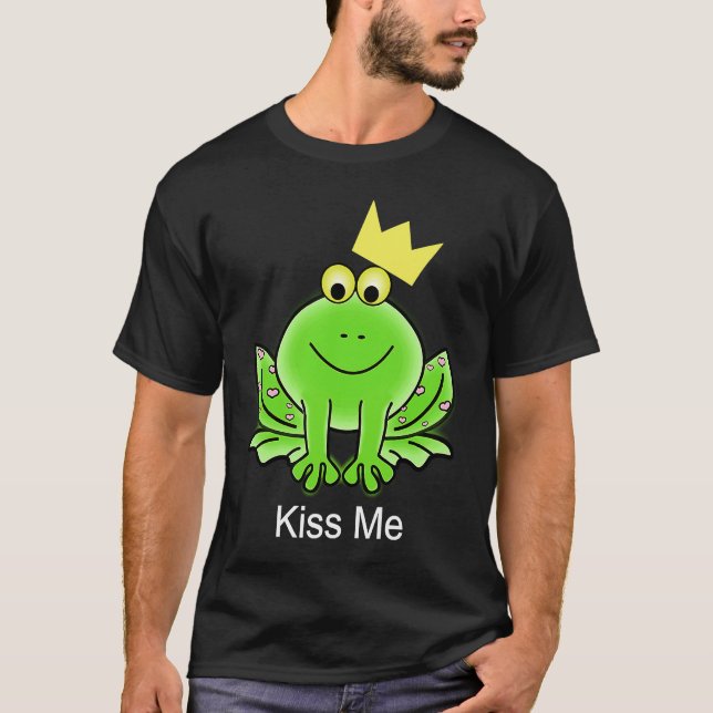 Camiseta Frog Kiss Me (Anverso)