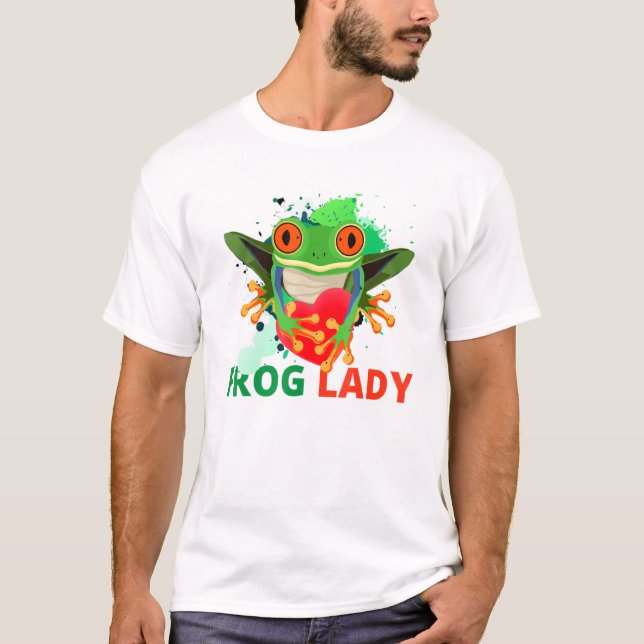 Camiseta Frog Lady Frogs (Anverso)