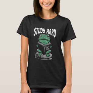 Camiseta Frog Lee Un Libro - Estudio Gracioso El Amor A La
