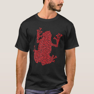 Camiseta Frog Lover Heart Shape Poison Dart Frog Valentine'