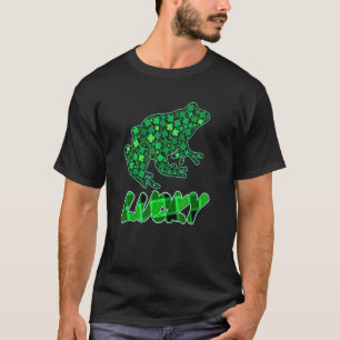 Camiseta Frog Lucky Buffalo Sham Rockeó Green St Patrick's