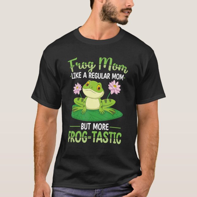 Camiseta Frog Mom Hung Diseño Toad Gigger Frog Catcher F (Anverso)