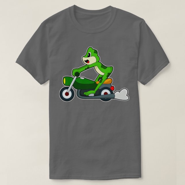 Camiseta Frog Motorcycle (Diseño del anverso)