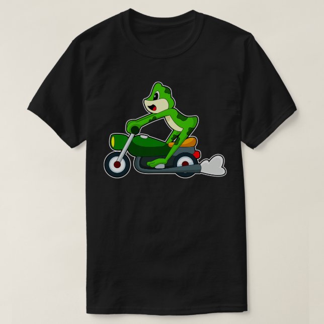 Camiseta Frog Motorcycle (Diseño del anverso)