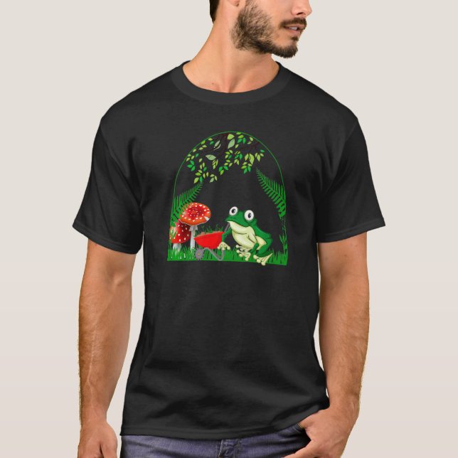 Camiseta Frog Mushroom Naturcore Farmcore 2 (Anverso)