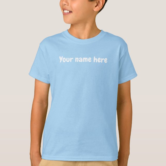 Camiseta Frog on a Lily Pad Kid's Light Blue T-Shirt (Anverso)