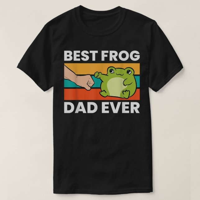 Camiseta Frog Owner Best Frog Dad Ever Pet Frog  (Diseño del anverso)