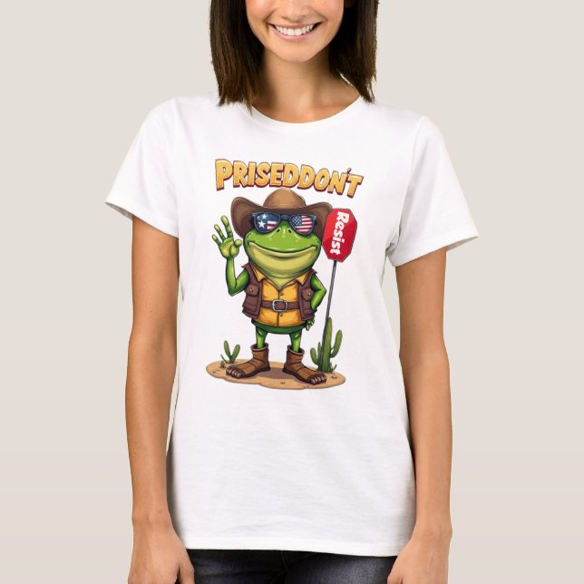 Camiseta Frog Resist Portland Frog Protest Portland  (Anverso)